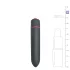 Easytoys Bullet - wasserdichter Minivibrator (schwarz)