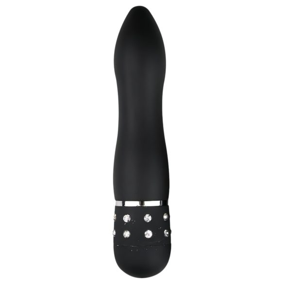 Easytoys Diamond Curved - Mini Stabvibrator (Schwarz)