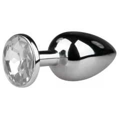 EasyToys - Analplug aus Metall (silber-weiß)