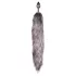 Easytoys Fox NO5 - Metall Anal Plug mit Fuchsschwanz (Silber-Silber)