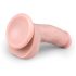Easytoys - Saugnapf-Dildo mit Hoden (15cm) - hautfarben