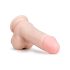 Easytoys - Saugnapf-Dildo mit Hoden (17,5 cm) - Hautfarben