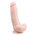 Easytoys - Saugnapf-Dildo mit Hoden (20 cm) - Hautfarben