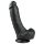 Easytoys - Dildo mit Saugnapf und Hoden (20cm) - Schwarz