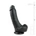 Easytoys - Dildo mit Saugnapf und Hoden (20cm) - Schwarz