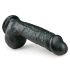 Easytoys - Dildo mit Saugnapf und Hoden (22,5 cm) - Schwarz