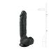 Easytoys - Dildo mit Saugnapf und Hoden (22,5 cm) - Schwarz