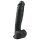 Easytoys - Große Dildo mit Saugnapf und Hoden (26,5 cm) - Schwarz