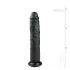 Easytoys - Extragroßer Saugnapf-Dildo (28,5 cm) - Schwarz