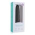Easytoys Power Vibe - Gedrehter Silikonstab-Vibrator (Schwarz)