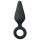Easytoys Pointy Plug - mittlerer Ring-Analplug (schwarz)