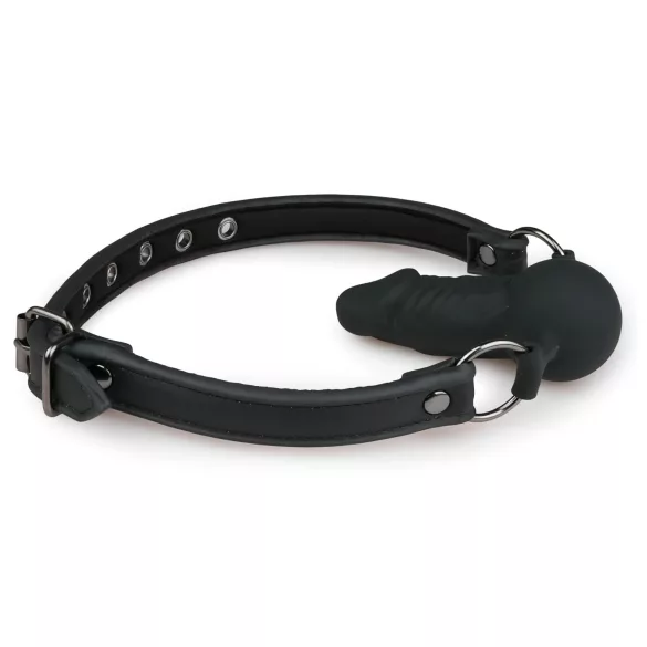 Easytoys - Mundknebel mit Dildo (schwarz)