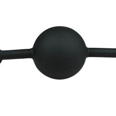 Easytoys - Mundknebel mit Silikonball (schwarz)