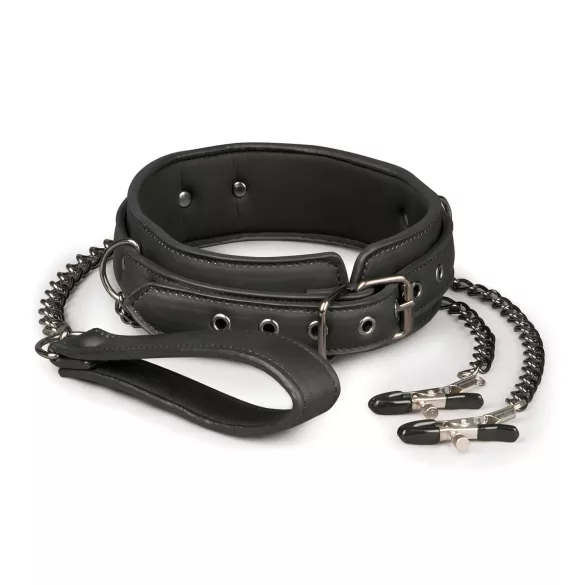 Easytoys - Brustklammern & Halsbandset mit Leine (4-teilig)