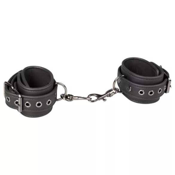 Easytoys - Kunstleder-Handschellen (schwarz)