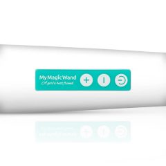 MyMagicWand - kraftvoller Massagevibrator (weiß-türkis)