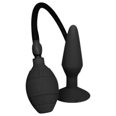 MenzStuff L - aufpumpbarer Analplug (schwarz, groß)