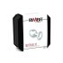 Rimba XS - Transparenter Metall-Analsplug mit Stein (Silber)