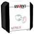 Rimba XS - Analplug aus Metall (silber) mit rosa Stein