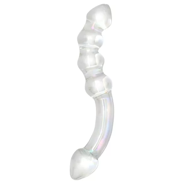 Rimba Xena - Doppelglas-Dildo (transparent)