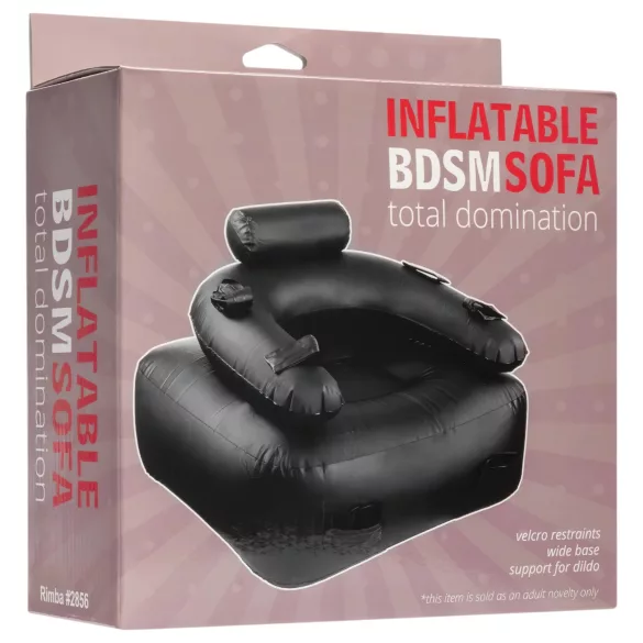 Aufblasbares Vergnügen - BDSM Sofa (schwarz)