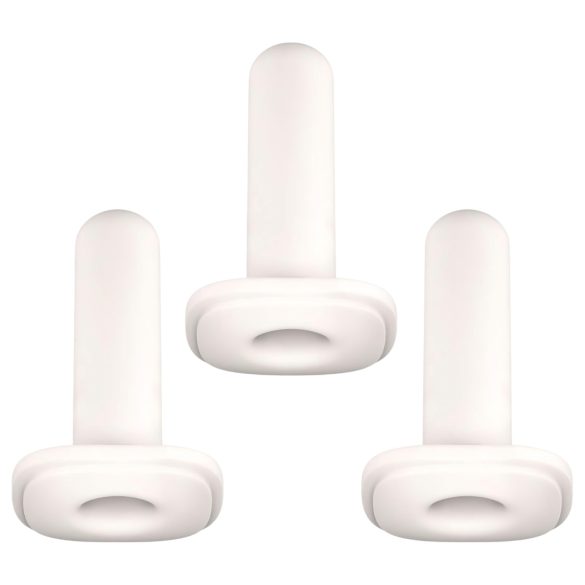 Kiiroo Onyx Standard: 3er Set Masturbator-Manschetten (weiß)