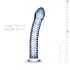 Gildo Glas Nr. 5 - Spiral Dildo (transparent-blau)