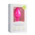 Easytoys Diamond - Analplug mit weißen Steinen (mittel) - Rosa