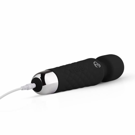 EasyToys Mini Zauberstab - akkubetriebener Massagevibrator (schwarz)