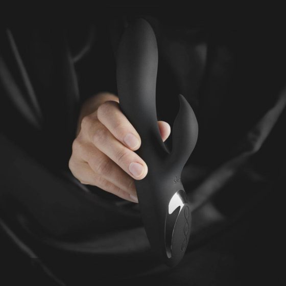 Sway No.2 - aufladbarer Vibrator mit Klitorisarm (schwarz)