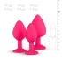 Easytoys Diamond - Analplug-Set (pink)