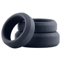 Boners - Silikon Penisringe Set - 3 St. (grau)