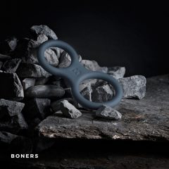 Boners Classic - Penis- und Hodenring in Einem (Grau)