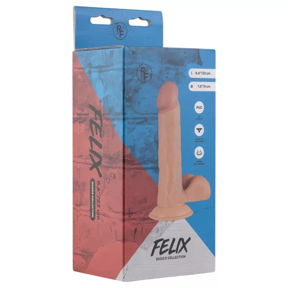 Real Fantasy Felix - naturgetreuer Dildo mit Hoden - 22cm