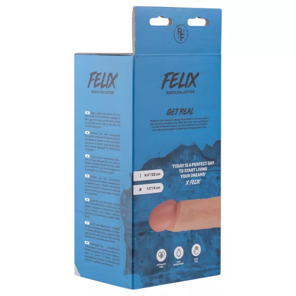 Real Fantasy Felix - naturgetreuer Dildo mit Hoden - 22cm