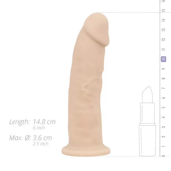 Real Fantasy Harris - naturgetreuer Dildo - 15cm (hautfarben)