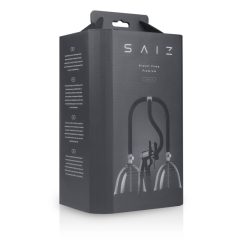   Saiz Premium - Doppel-Milchpumpe - klein (durchsichtig-schwarz)
