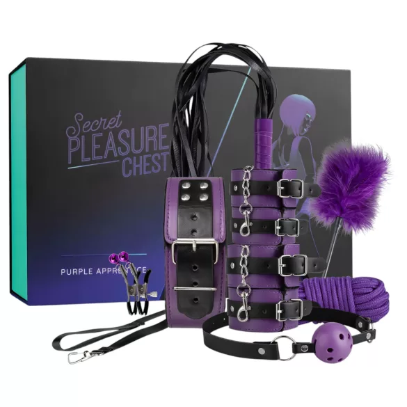 Secret Pleasure Chest - Fortgeschrittenes BDSM-Set (14-teilig)