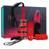 Secret Pleasure Chest - Fortgeschrittenes BDSM-Set - 10-teilig (rot)