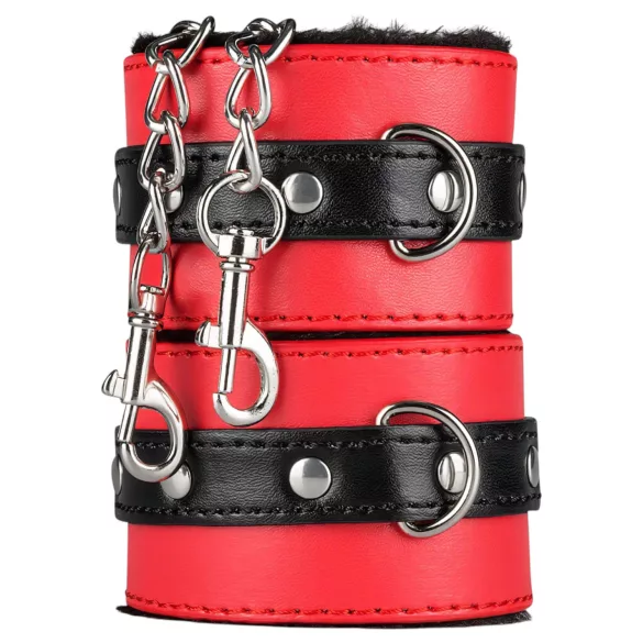 Secret Pleasure Chest - Fortgeschrittenes BDSM-Set - 10-teilig (rot)