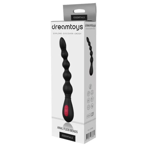 Cheeky Love - Akku-Perlen-Analdildo (schwarz)