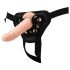RealStuff Strap-On - schmales, tragbares Dildo (natur)