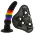 Colorful Love - Farbiger Strap-On Dildo