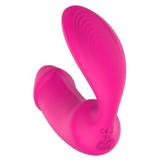 Vibes of Love Duo - Akkubetriebener, funkgesteuerter 2-in-1-Klitorisvibrator (Pink)