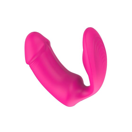 Vibes of Love Duo - Akkubetriebener, funkgesteuerter 2-in-1-Klitorisvibrator (Pink)