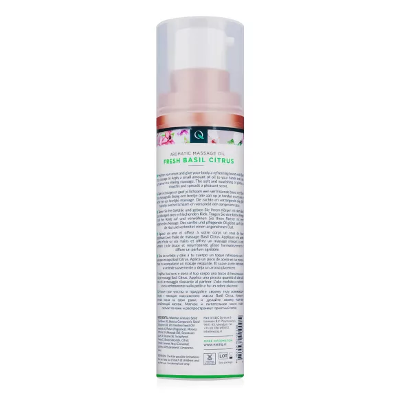 Exotiq - Duftende Massageöl - Basilikum-Zitrone (100ml)
