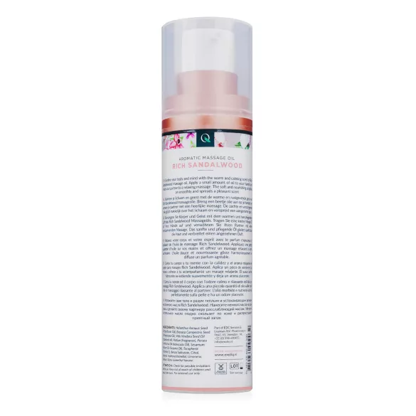 Exotiq - Duftende Massageöl - Sandelholz (100ml)