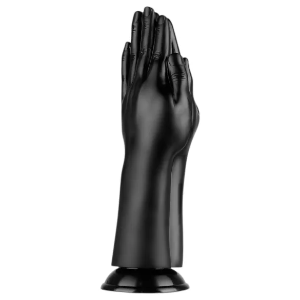 BUTTR Double Trouble - Saugnapf-Fistingdildo (schwarz)