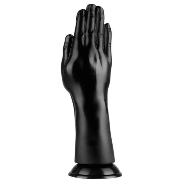 BUTTR Double Trouble - Saugnapf-Fistingdildo (schwarz)