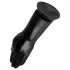 BUTTR Double Trouble - Saugnapf-Fistingdildo (schwarz)